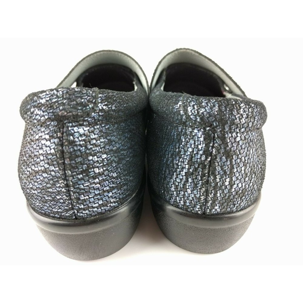 Alegria Size 36 W 6-6.5 W Blue Metallic Hook Loop - Picture 6 of 11
